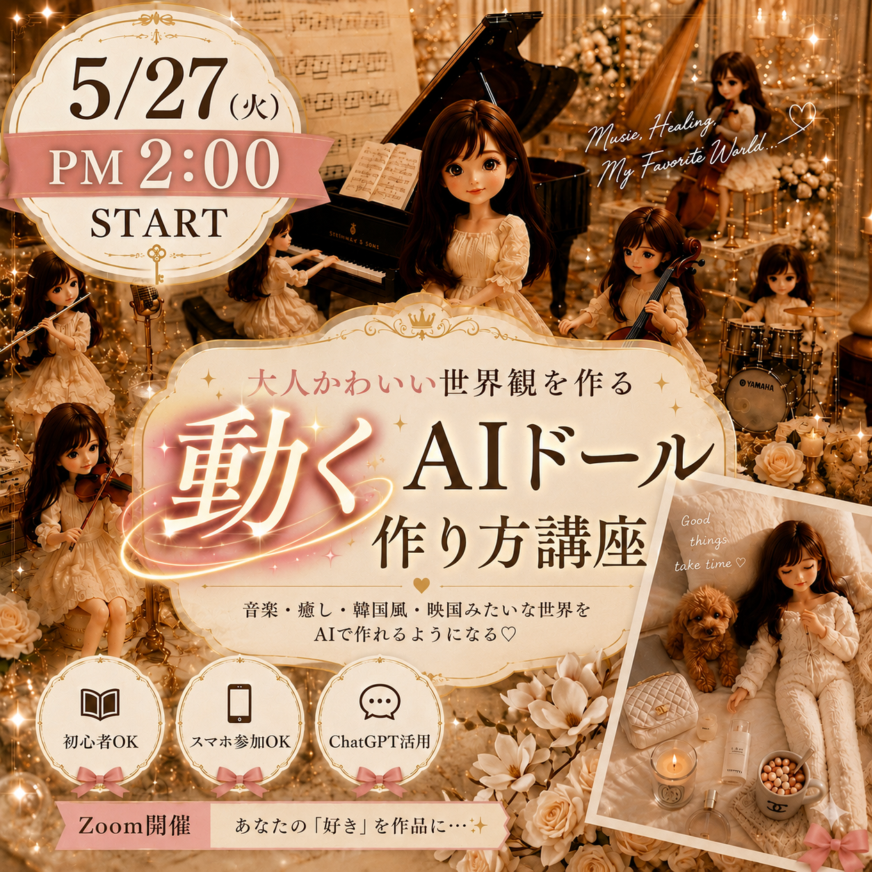 動くAIドール使い方作業会