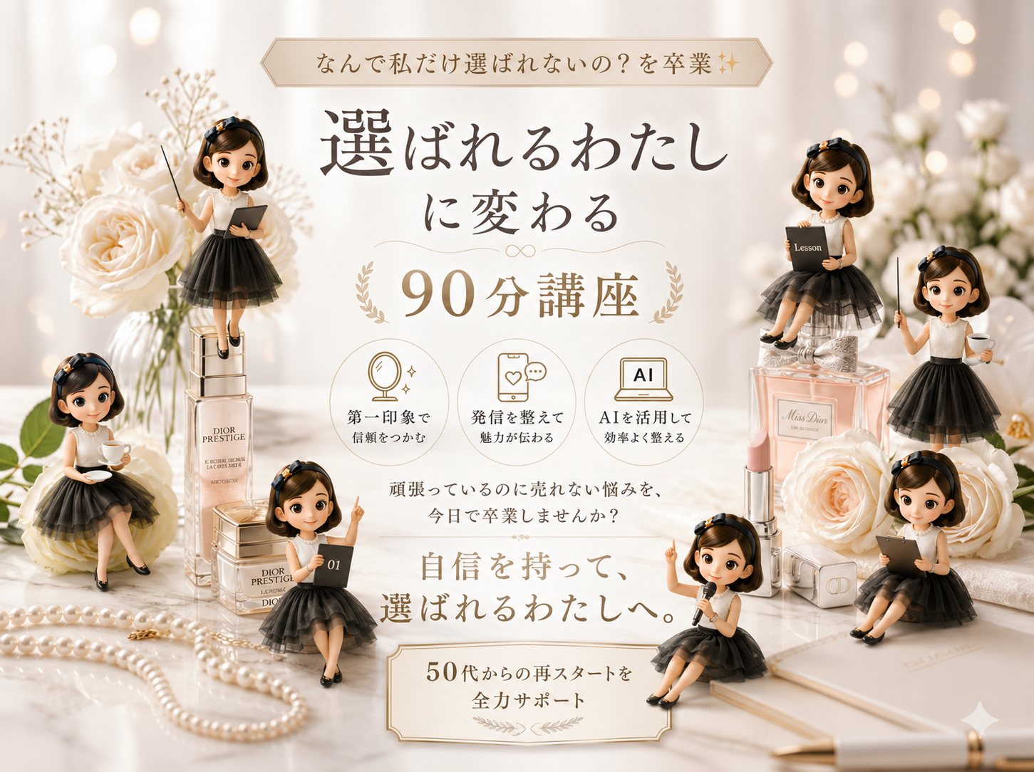 「選ばれない」を卒業！第一印象×発信×AIで変わる90分講座