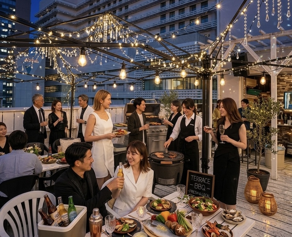 自己解放ルーフトップBBQパーティー 「ちゃんとしなきゃ」を手放し、素の自分と繋がる夜